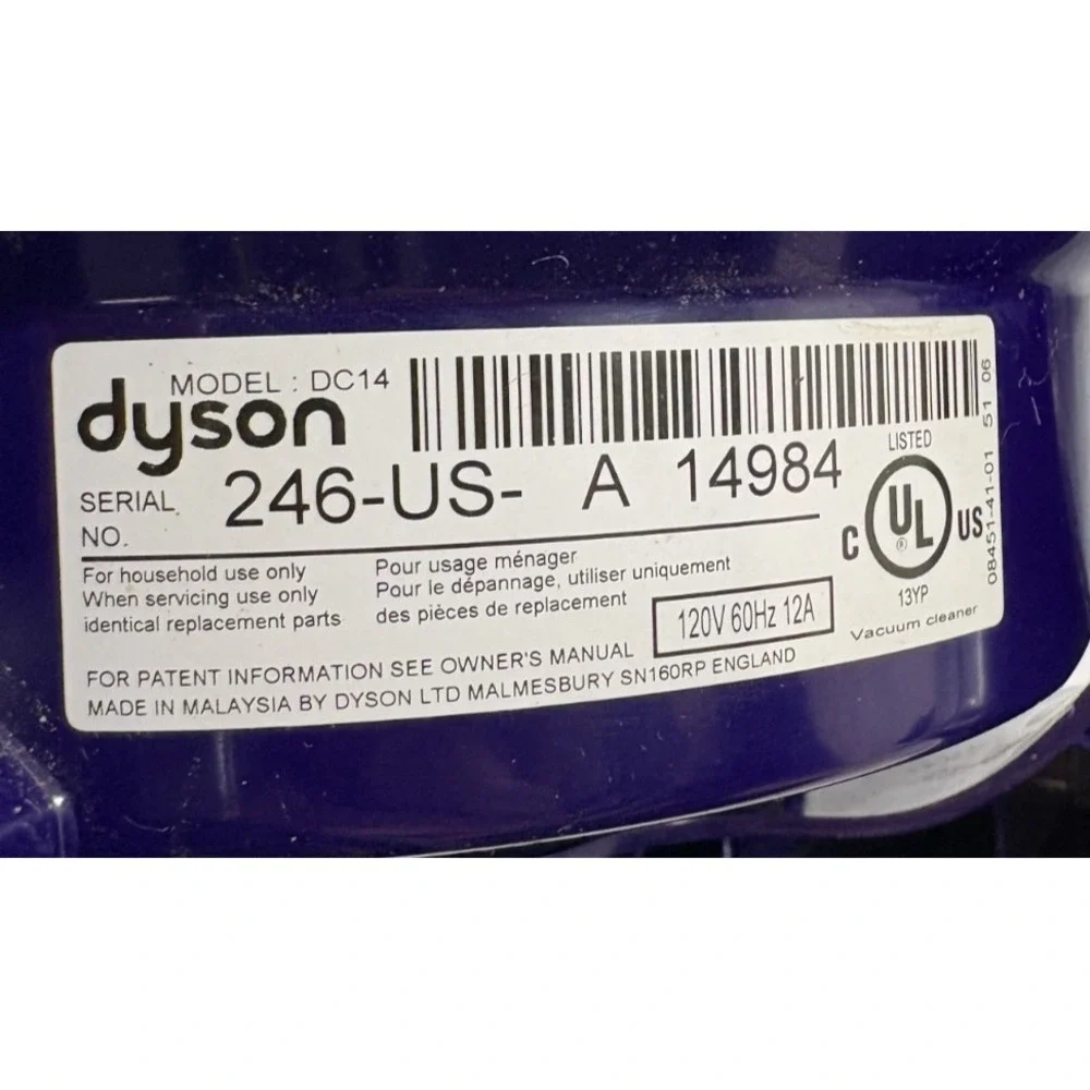 Dyson DC14 Vacuum Assembly Main Body & Brush Roll Assembly Replacement Part OEM
